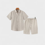 Frederik - Gammelt Pengemønster Linned Combo