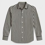 Johannes - Fløjlsstribet skjorte