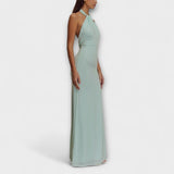 Lagune - Slinky Halterneck Maxiklæde