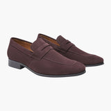 Gammelt Pengetøjs ruskind Penny Loafers