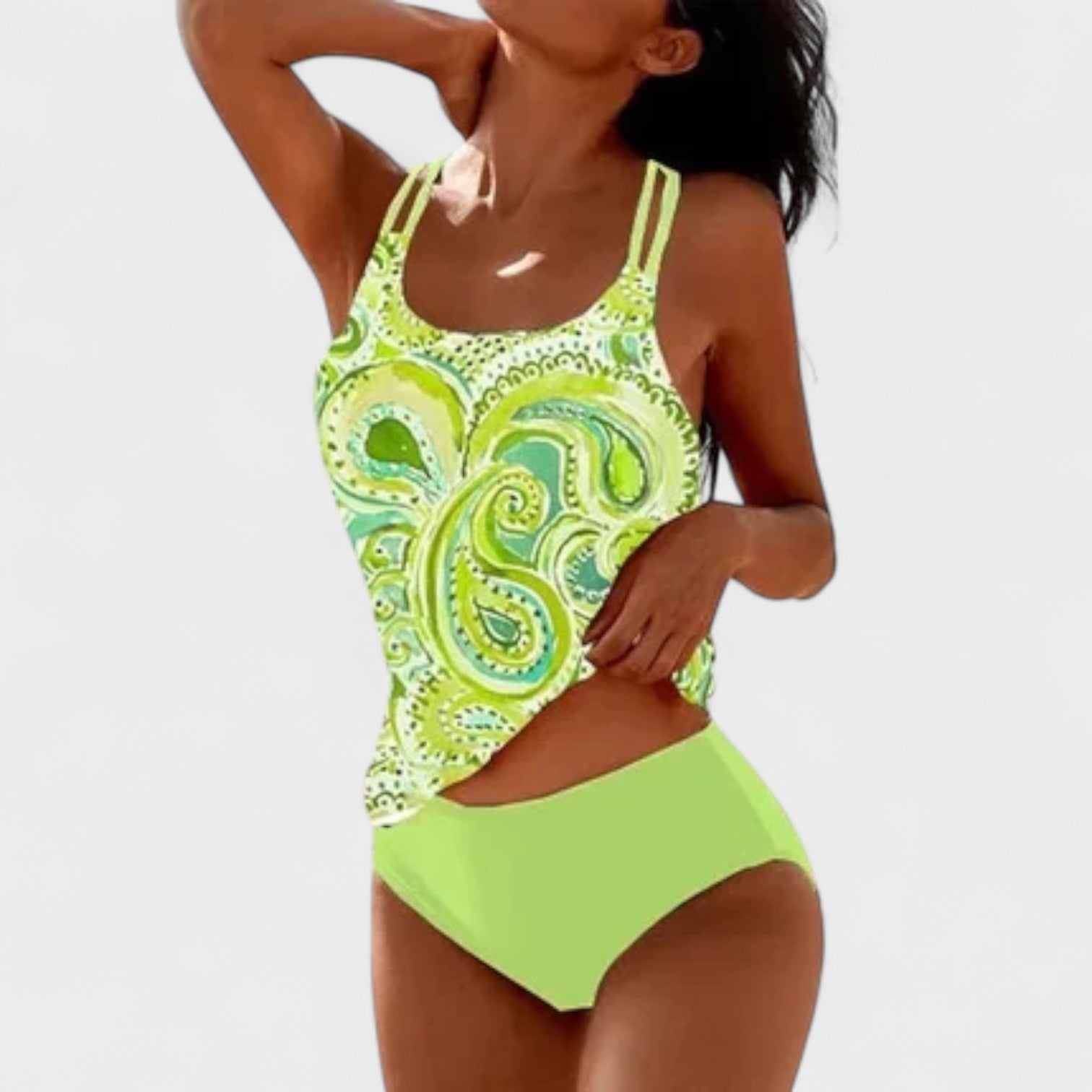 Alina – Bohemisk Bikini med Støtte