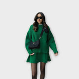 Carol – Uformelt Strikjakke Sæt