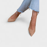 Lisbeth - Elegante slingback-sko i nude