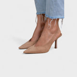 Lisbeth - Elegante slingback-sko i nude