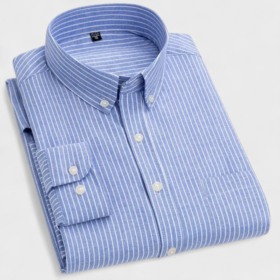 Gudmund - Monegaskisk stribet skjorte