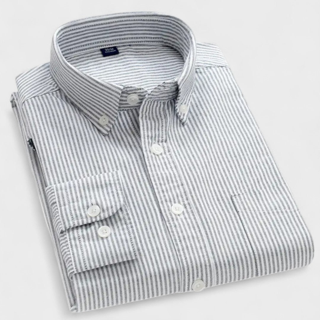 Gudmund - Monegaskisk stribet skjorte